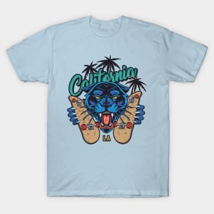 california skate panther T-Shirt